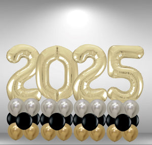 2025 Prom Number Balloons