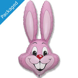 35"  Pale Pink Bunny Foil Balloon