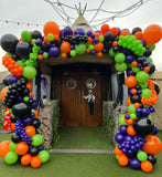 Halloween Full Door Balloon Swag (Inflated) - 6 Metre Length
