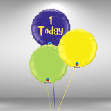 Age 1 Today Round Balloon Set