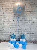 Baby Shower Balloons Blue & White