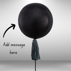 lack Personalised Orbz Balloon