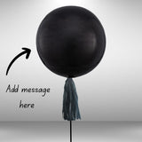 lack Personalised Orbz Balloon