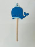 Blue Whale Cake Topper