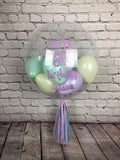 Clear Bubble Balloon With Tassel - Large Size