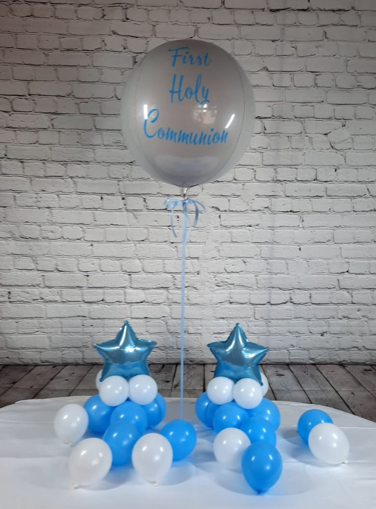 First Holy Communion Balloon Collection Blue & White