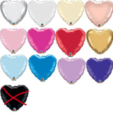 Foil Balloon Heart Colours