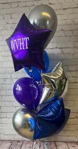Large Balloon Cluster - Star Shaped Foils