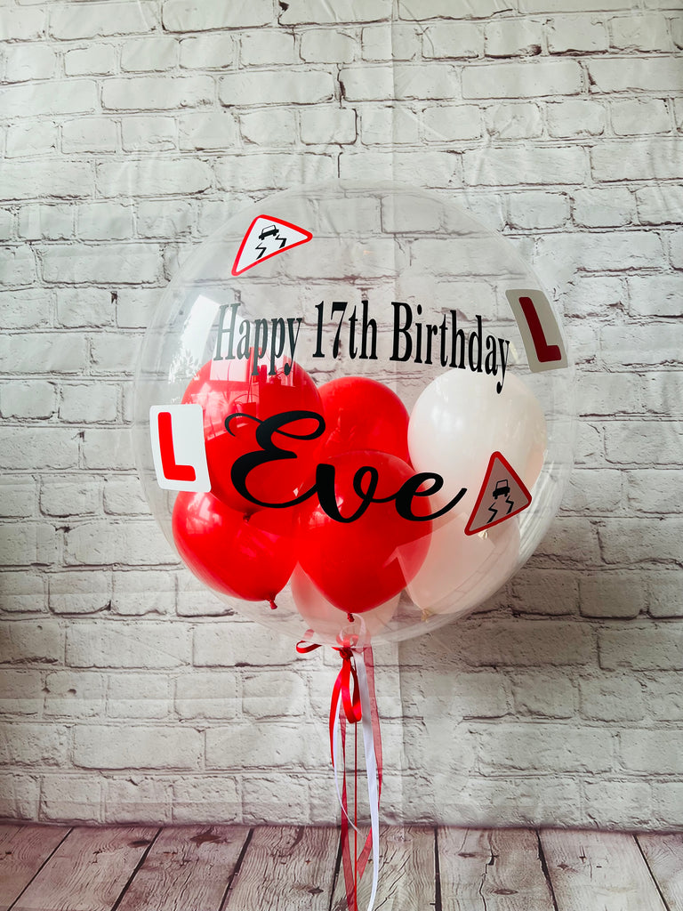 Learner Driver Clear Bubble Balloon