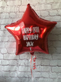 Personalised Foil Star Balloon
