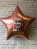 Personalised Foil Star Balloon