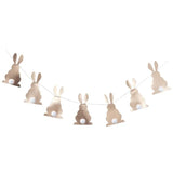 Rose Gold Bunny Bunting