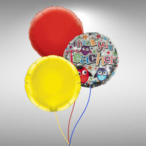 Thank You Teacher Balloon Cluster