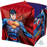 15" Cubez Superman Foil Balloon