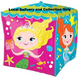 15" Happy Birthday To You Mermaids Foil Balloon
