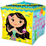 15" Happy Birthday To You Mermaids Foil Balloon