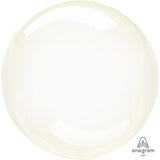 18" Crystal Clearz Balloon - Yellow