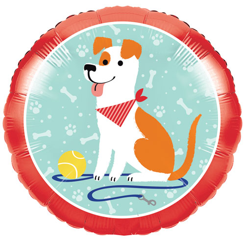 18" Dog Party Foil Balloon