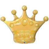 41" Golden Crown Supershape Foil Balloon