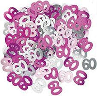 Shimmer Pink 60th Metallic Confetti (14g)
