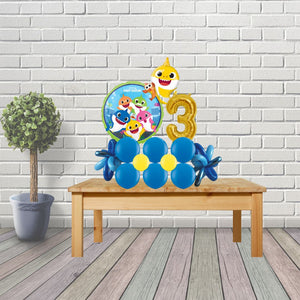 Baby shark balloon display