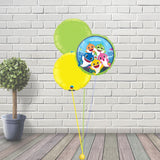 Baby shark balloon cluster