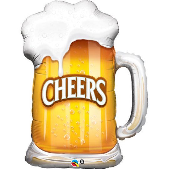 Beer Mug Cheers Supershape Foil Balloon