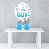 Birthday Boy Balloon Centrepiece