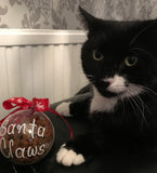 Christmas Bauble - Santa Claws With Cat Treats Inside