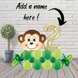 Floor Standing Monkey Balloon Display