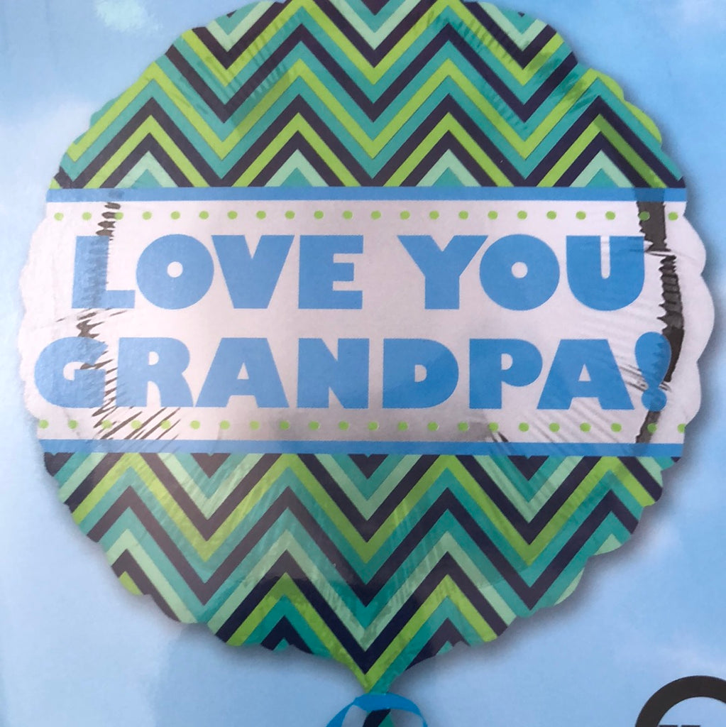 Love You Grandpa Foil Balloon