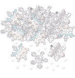 Snowflake Iridescent Metallic Table Confetti