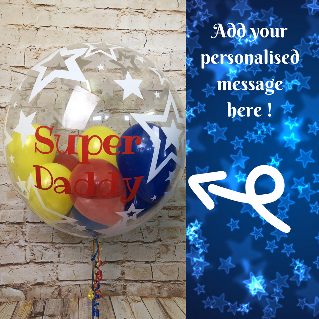 Star Pattern Bubble Balloon
