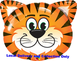 Large Animal Head - 30" Tickled Tiger Foil Balloon