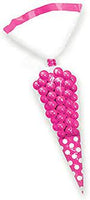 Hot Pink Spot Cone Bags - Pack of 10