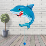Smiling Shark Supershape Foil Balloon