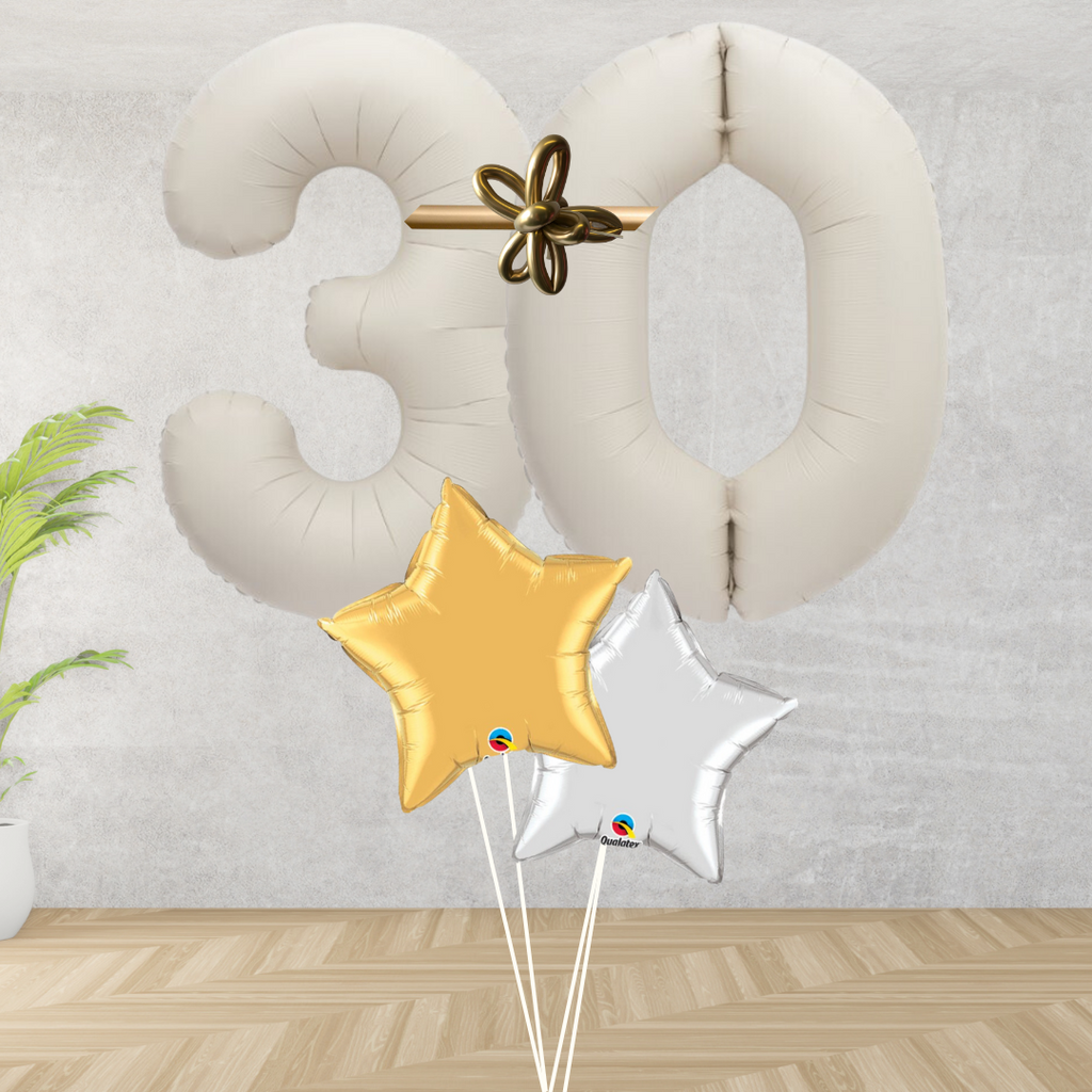 Age 30 Large Nude Matt Double Number Display