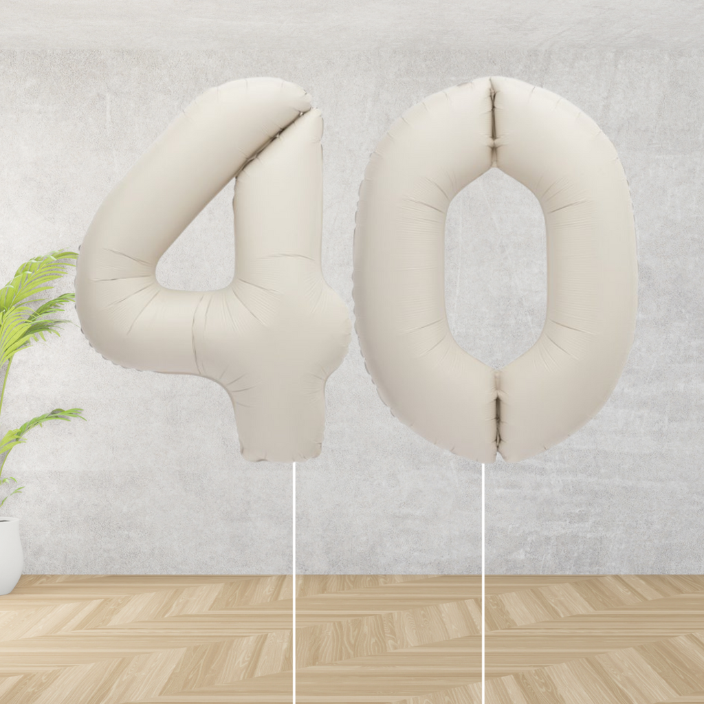 Large Nude Matt Age 40 Number Balloons