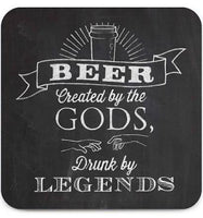 Beer Created By The Gods Coaster