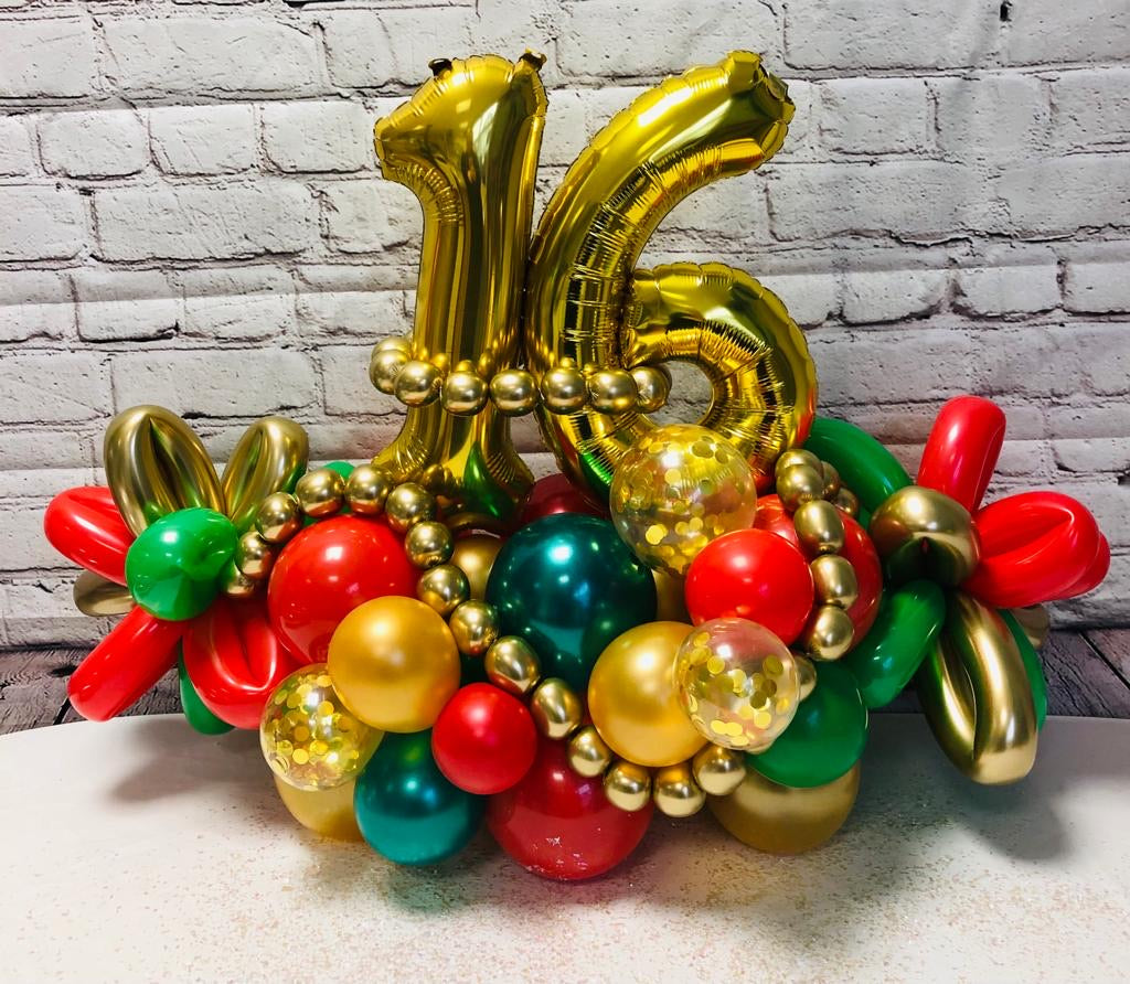 Table Top Number Marquee - Gold Numbers