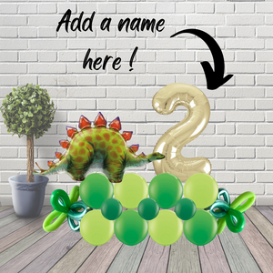 Floor Standing Stegosaurus Dinosaur Balloon Marquee