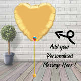 Gold 36" Foil Heart Balloon
