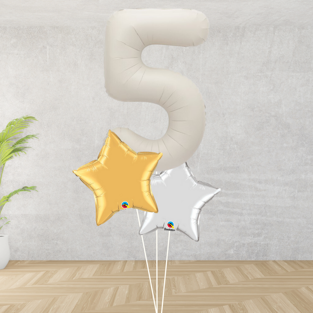 Large Nude Matt Number 5 Bouquet