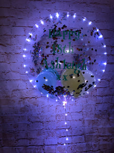 Light Up Large Bubble  - White Lights