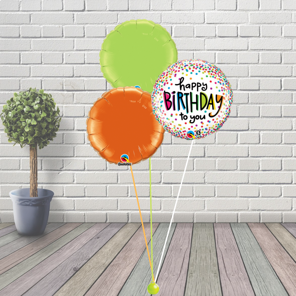 Happy Birthday To You Balloon Cluster