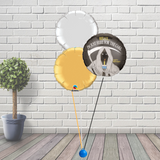 Grim Reaper Birthday Balloon Cluster