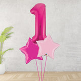 Large Pink Number 1 Bouquet