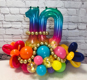 Table Top Number Marquee - Jelly Numbers