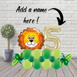 Floor Standing Lion  Balloon Marquee