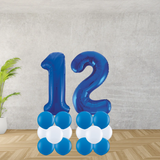 Floor Standing Blue Number Age 12 Stacks